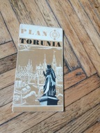 Toruń autobusy tramwaje stary plan miasta