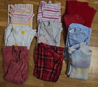 Zestaw ubranek dziecięcych r.110/116, 9 sztuk (9 zł sztuka)