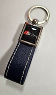 Brelok do kluczy AUDI S-LINE niebieski