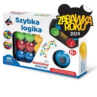 GRA LOGICZNA GENIALNY DZIECIAK – SZYBKA LOGIKA DLA DZIECI 4+ 40 ELEMENTÓW