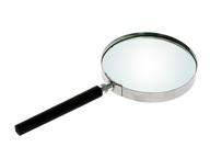 Lupa szkło powiększające Verk Group 100 mm - metalowa obudowa