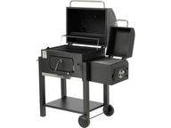 GRILL WĘGLOWY DELUXE Z WĘDZARNIĄ 55 x 41,5 cm
