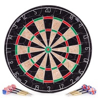 TARCZA DO DARTA SIZALOWA 46 CM RZUTKI LOTKI TABLICA GRA ZESTAW 6 SZT
