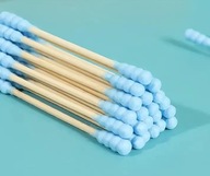 Patyczki do czyszczenia uszu| Mięciutkie| Bawełniane| Różowe| AS