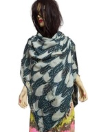 NATURA CASHMIRE szal CHUSTA KASZMIR Z JEDWABIEM