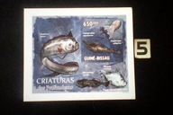 Ryby , Guine-Bissau , MNH cięty