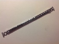 Bransoletka damska w kol. srebrna na szer. mocowania 10 mm