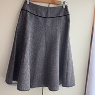 36 S tweedowa rozkloszowana spódnica ette lou