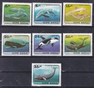 Gwinea Bissau 1984 ** cena 15,50 zł kat.11€ - fauna, wieloryby