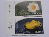Wyspy Alandzkie - lilie wodne - Mi. 377-78 **