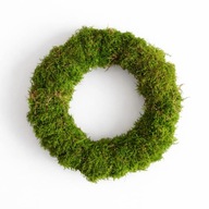 Wianek z mchu naturalny wieniec dekoracyjny 28cm podkład stroik