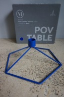 MENU POV TABLE ŚWIECZNIK DENMARK UNIKAT KOBALT BLU NOWY
