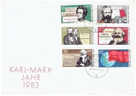 NRD - Karol Marks - Mi. 2783-88 na kopercie FDC