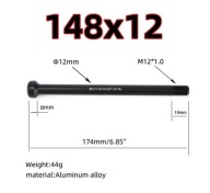 Oś tylna 148x12 Boost gwint 1.0 Cube Specialized S-works