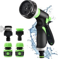 PISTOLET DO WODY ZRASZACZ PODLEWANIA DO WĘŻA OGRODOWEGO 8 TRYBÓW REGULOWANY