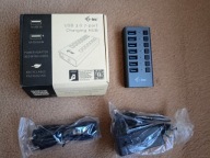 HUB 7 PORT I-TEC USB 3.0 CHARGING Z ZASILACZEM IDEALNY