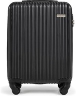 Walizka Kabinowa Fassline Czarna Podręczna Na 4 Kółkach Elastyczna Twarda