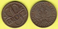 POLSKA 1 grosz 1938 r.