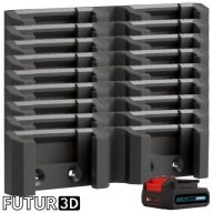 Uchwyt podwójny na akumulator Erbauer 12V EXT DualVolt z blokadą