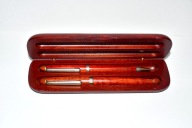 PIÓRO , DŁUGOPIS + ETUI DREWNO