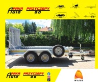 PRZYCZEPA WARK LAWETA DO MINIKOPARKI POD KOPARKĘ z rampą 2700KG