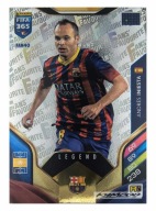 Andrés Iniesta FAN40 Fans Fav Legend Panini FIFA 365 Adrenalyn XL 2026