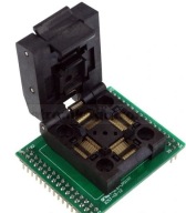 Adapter TQFP64 0.5mm z podstawką testową