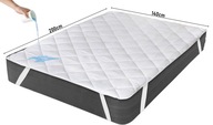 OCHRANIACZ NA MATERAC 140X200 WODOODPORNY PIKOWANY PODKŁAD MATA
