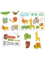 Zestaw Kreatywny Origami 3D Zrób to Sam 10 Zwierzaków DIY Edukacyjny Gift