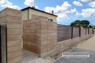 Ogrodzenie betonowe, pustak gładki, bloczek Combet PG108x22x20 Multi 8