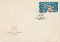 20 lat Komitetu Olimpijskiego NRD - FDC DDR