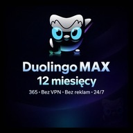 DUOLINGO MAX – 12 MIESIĘCY (365 DNI) Konto własne - AI - Bez reklam