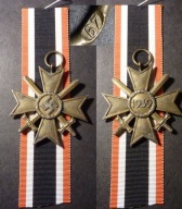 Kriegsverdienstkreuz 2 klasy z mieczami. KVK Krzyż zasługi sygnowany 67