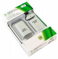 ZESTAW XBOX 360 ŁADOWARKA 2 AKUMULATORY KABEL USB