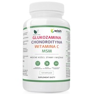 Glukozamina chondroityna MSM witamina C vege 120k
