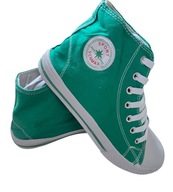 Trampki tenisówki nowe wysokie póltrampki zielone r 37