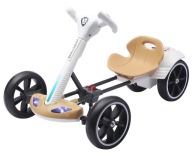 Gokart elektryczny beżowy dla dzieci 3 lata + maks. obciążenie 30 kg