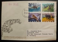 !! ZWIERZĘTA - CHINY 1992 - KOPERTA FDC - LIST LOTNICZY - STAN BDB !