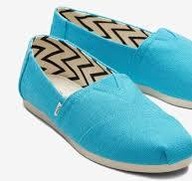 Toms Alpargata Peacock Blue espadryle półbuty turkusowe Rozm. 38,5 25 cm
