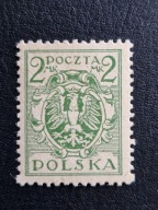 115 IIa ** Orzeł na tarczy barokowej gwar i opis 1920 r.