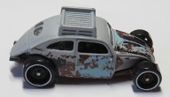 HW Custom Volkswagen Beetle L51 Patina Bug - Szary z Rdzą | 2019 VW