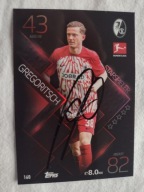 Karta topps match attax autograf Bundesliga Freiburg Michael Gregoritsch