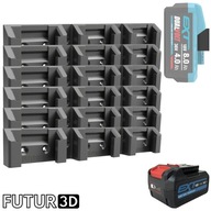 Uchwyt potrójny na akumulator Erbauer 18V EXT DualVolt z blokadą