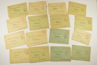 16 x CAŁOŚCI WOJSKOWE BEZPŁATNE KOPERTY GRUDZIĄDZ 1951/1952 r.