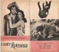 CADET ROUSSELLE -film prod. francuskiej -program kinowy -lata 50-te