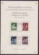 1939 WMG połączenie Gdańska z Prusami karta okolicznościowa Fi KO4