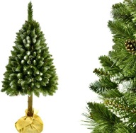 Choinka Na Pniu Sztuczna Sosna Diamentowa z Szyszkami 180cm PREMIUM EKO !