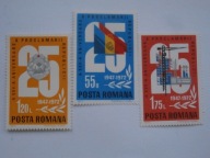 Rumunia - 25 lat Rumuńskiej Republiki Ludowej - Mi. 3080- 82 **