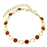 87410 Bransoletka 14k pozłacana 16,5+5 CM 5 MM SIAM CRYSTAL Swarovski