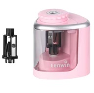 TEMPERÓWKA ELEKTRYCZNA AUTOMATYCZNA STRUGACZKA DO KREDEK OŁÓWKÓW RÓŻOWA